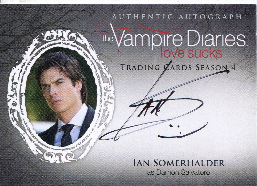 Vampire Diaries Season 4 Autograph Card Is Ian Somerhalder As Damon Salvatore Ebay Vampire Diaries Season 4 Autograph Card Is Ian Somerhalder As Damon Salvatore Ebay