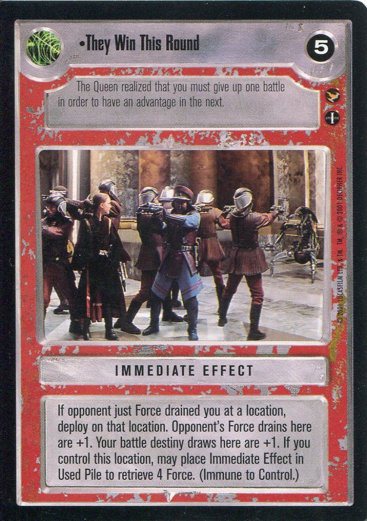 Star Wars CCG Theed Palace Rayno Vaca