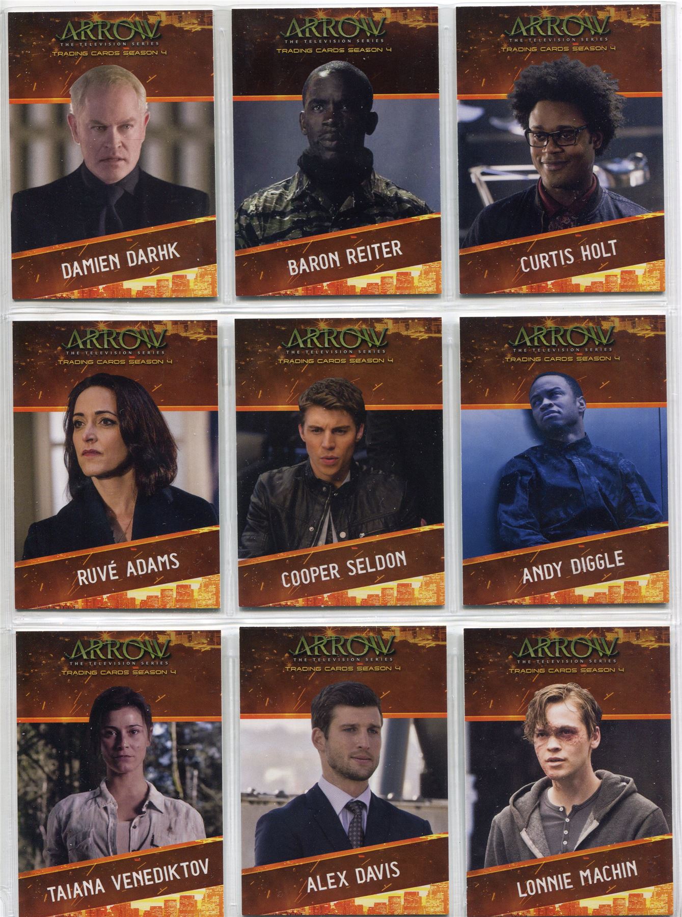 Character Bio Insert Chase Card Arrow Season 1 CB07