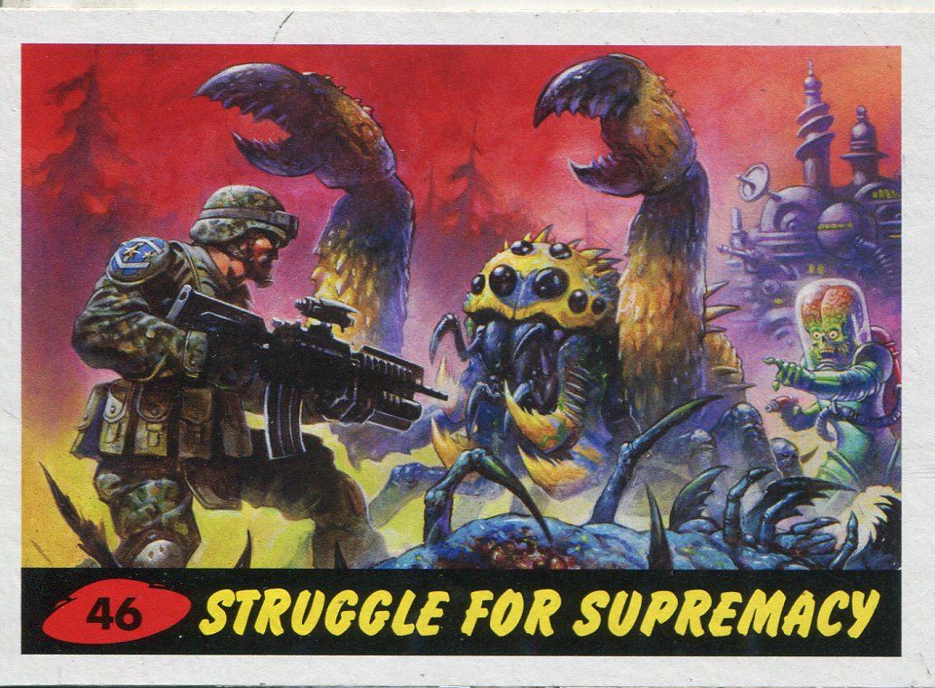 Mars Attacks Invasion Heritage Parallel Base Card 46 eBay