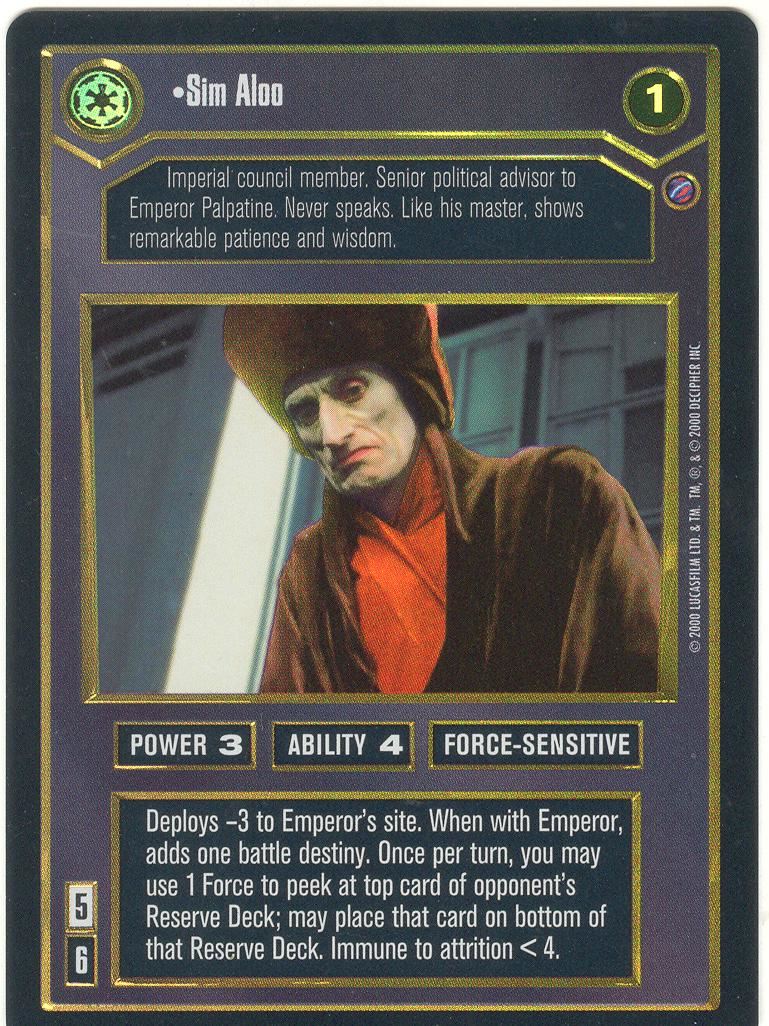 Star Wars CCG Reflections I Foil Card Red 2