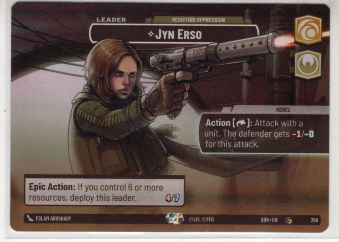 Star Wars Unlimited Showcase Card #268 Jyn Erso | eBay