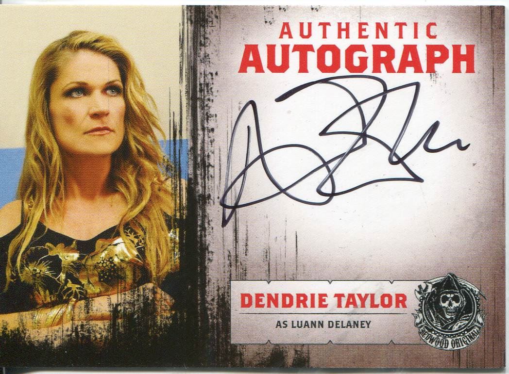 Sons Of Anarchy Seasons 1-3 Autograph Card A19 Dendrie Taylor as