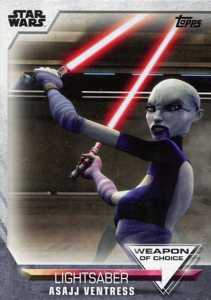 Women Of Star Wars Weapon Of Choice Chase Card WC-3 Asajj Ventress