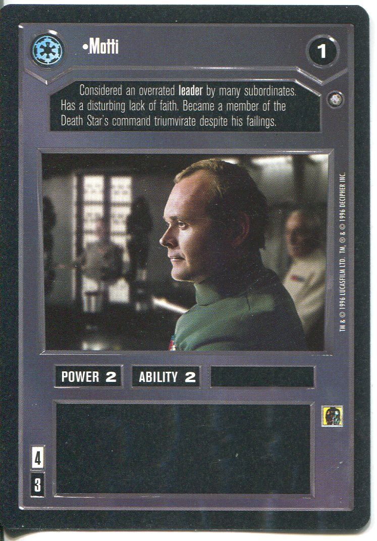 Star Wars CCG Jedi Pack Tarkin