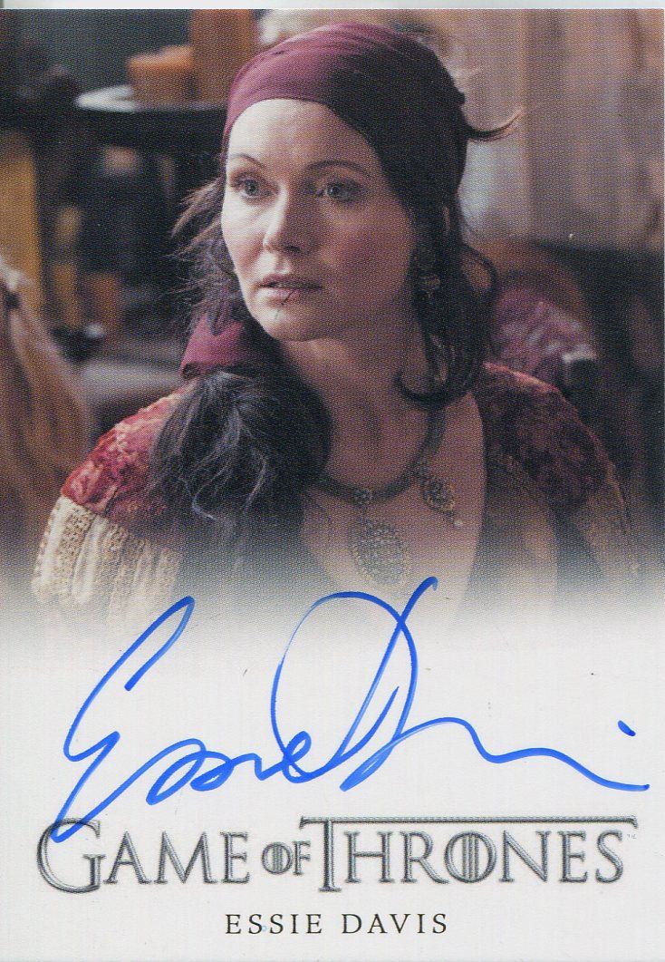 Game Of Thrones Season 6 FB Autograph Card Essie Davis as