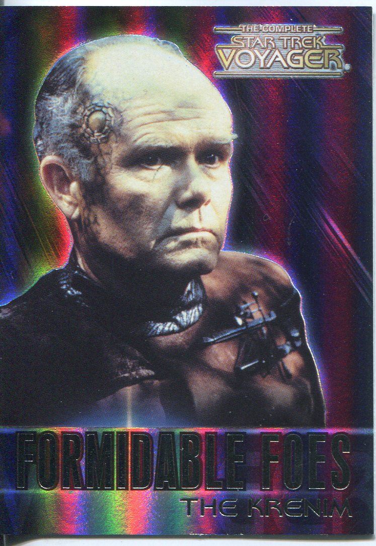 Complete Star Trek Voyager Formidable Foes Chase Card F2