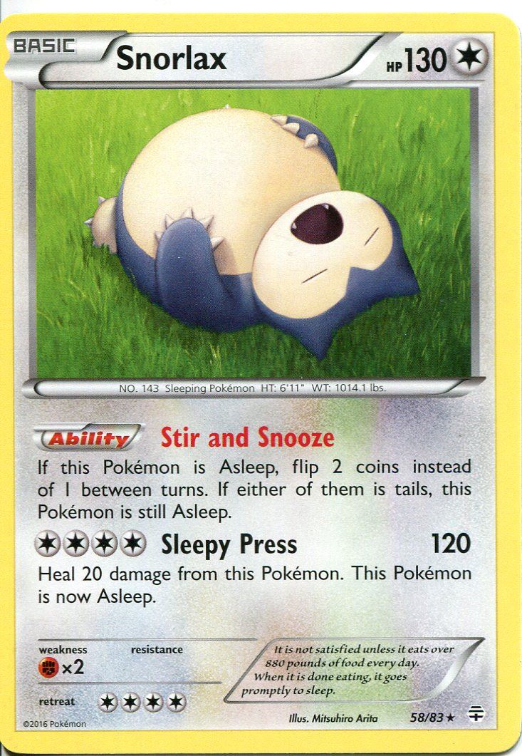 snorlax rare card 131/185 Snorlax | Rare Holo Card | SWSH-04 Vivid Voltage main image 1