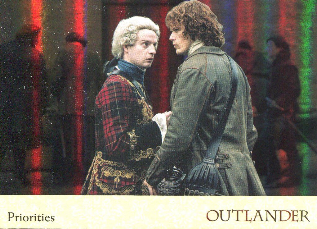 Outlander Season 2 Gold Jacobite Seal Base Card #37 La Dame Blanche