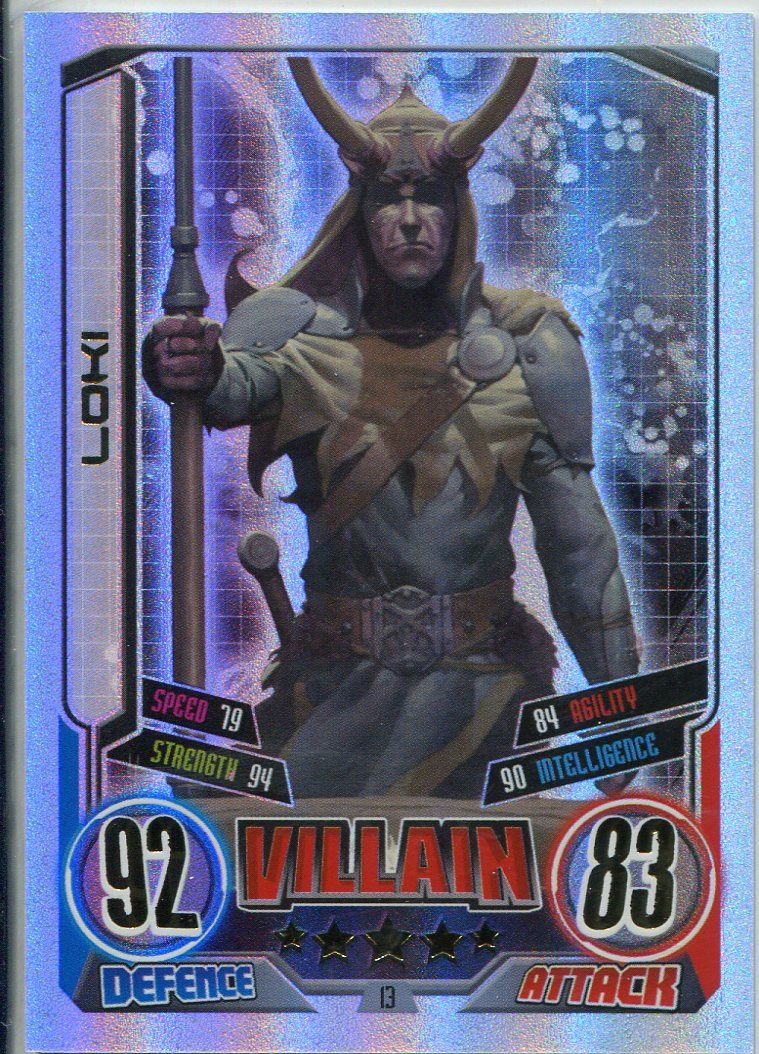 Marvel Hero Attax Series 2 Rainbow Foil Base Card #15 Red Skull