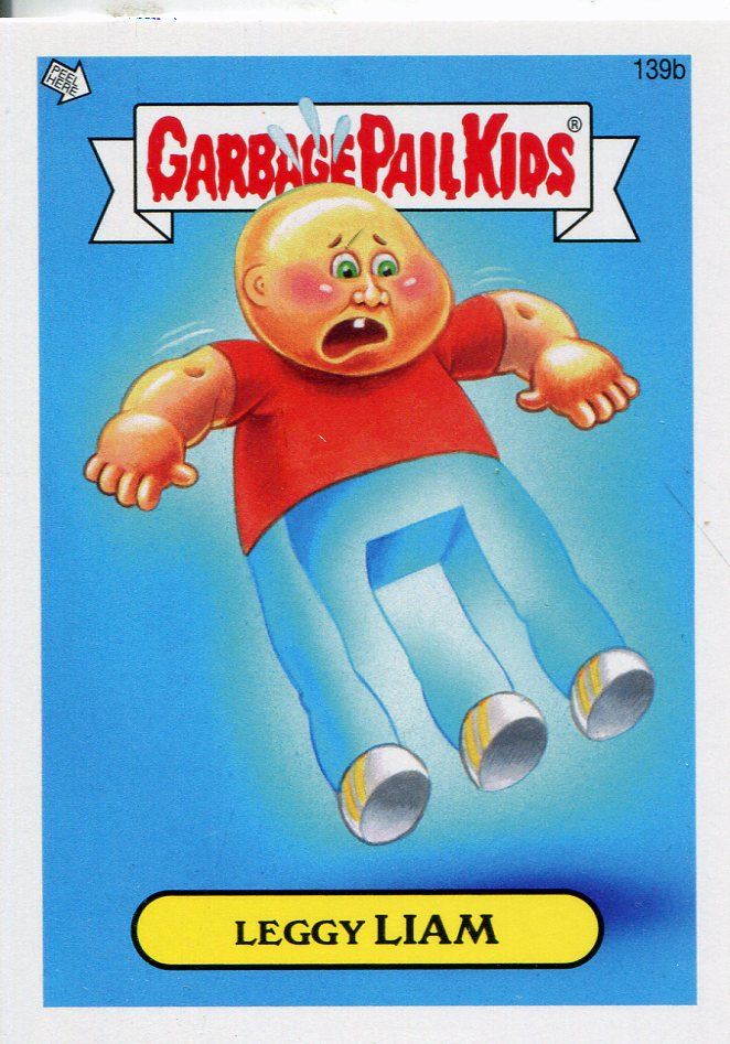 Garbage Pail Kids Mini Cards 2013 Black Parallel Base Card 54b Fishy FLORENCE