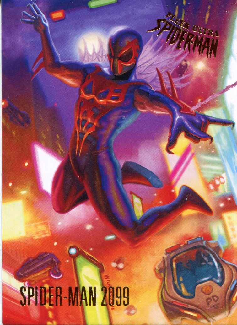 Spiderman Fleer Ultra 2017 Base Card #25 Ultimate Spider-Man