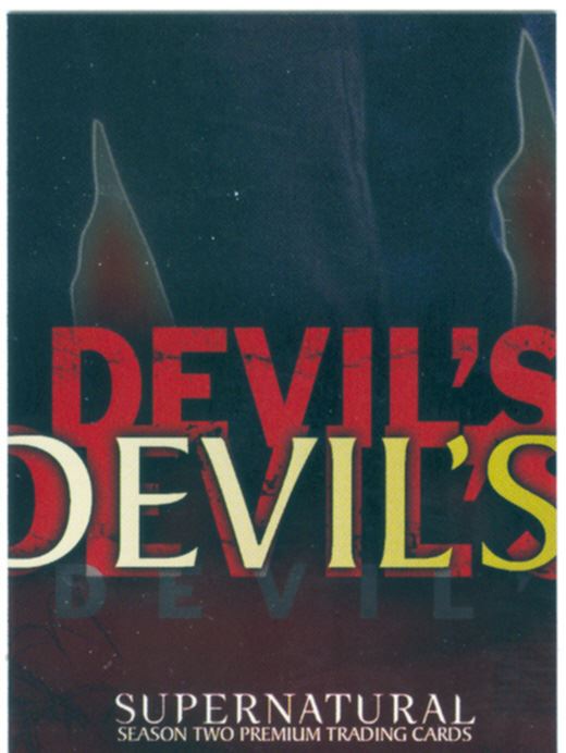 Supernatural Season 2 Chase Card The Devils Due DD-1 The Truth About Sam