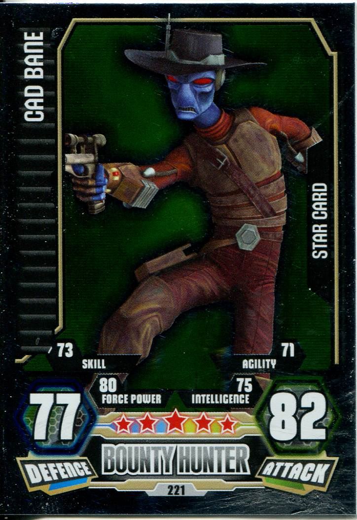 Star Wars Force Attax Series 3 Card #221 Cad Bane