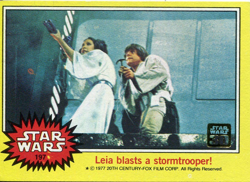 その他 Star Wars 30th Stamped Buybacks Star Wars 30th Anniversary Gold Foil Stamped Vintage Buyback Card