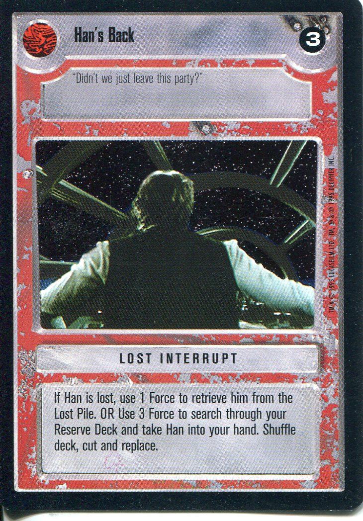 Star Wars CCG Premiere Black Border Gift Of The Mentor