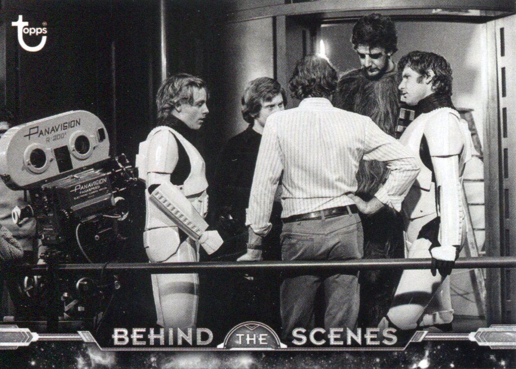 Star Wars ANH Black /& White Behind The Scenes Chase Card BTS-30