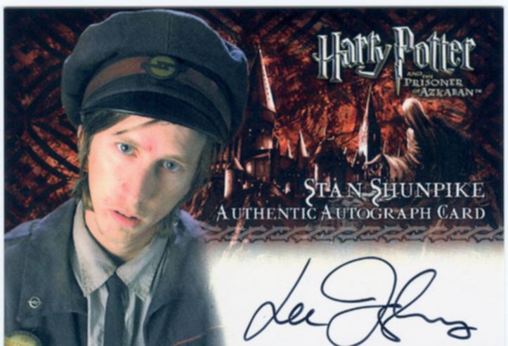 Harry Potter Prisoner Of Azkaban Up Autograph Lee Ingleby As Stan Shunpike Description You Are Bidding On The Card Single