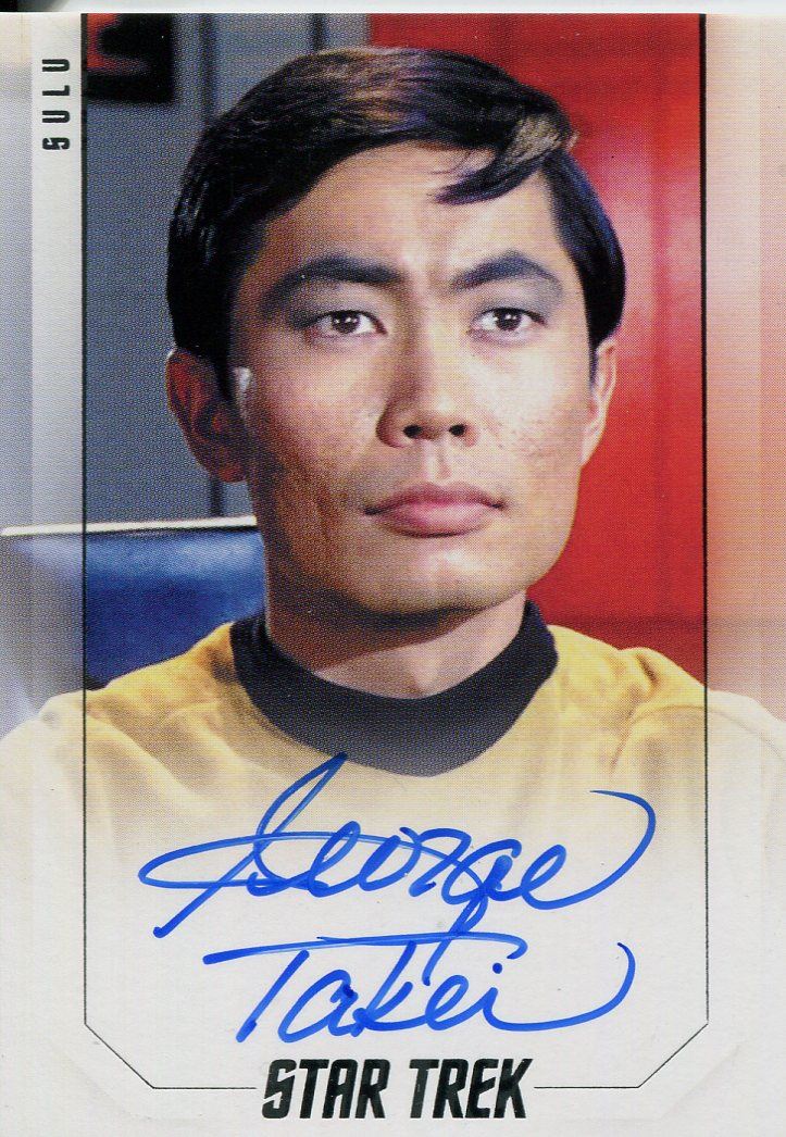 Sulu Star Trek Autograph Promo Print Desktop Frame Landscap George Takei