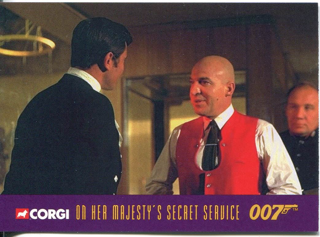 James Bond Corgi Cars Exclusive Trading Card #23 On Her Majestys Secret Service