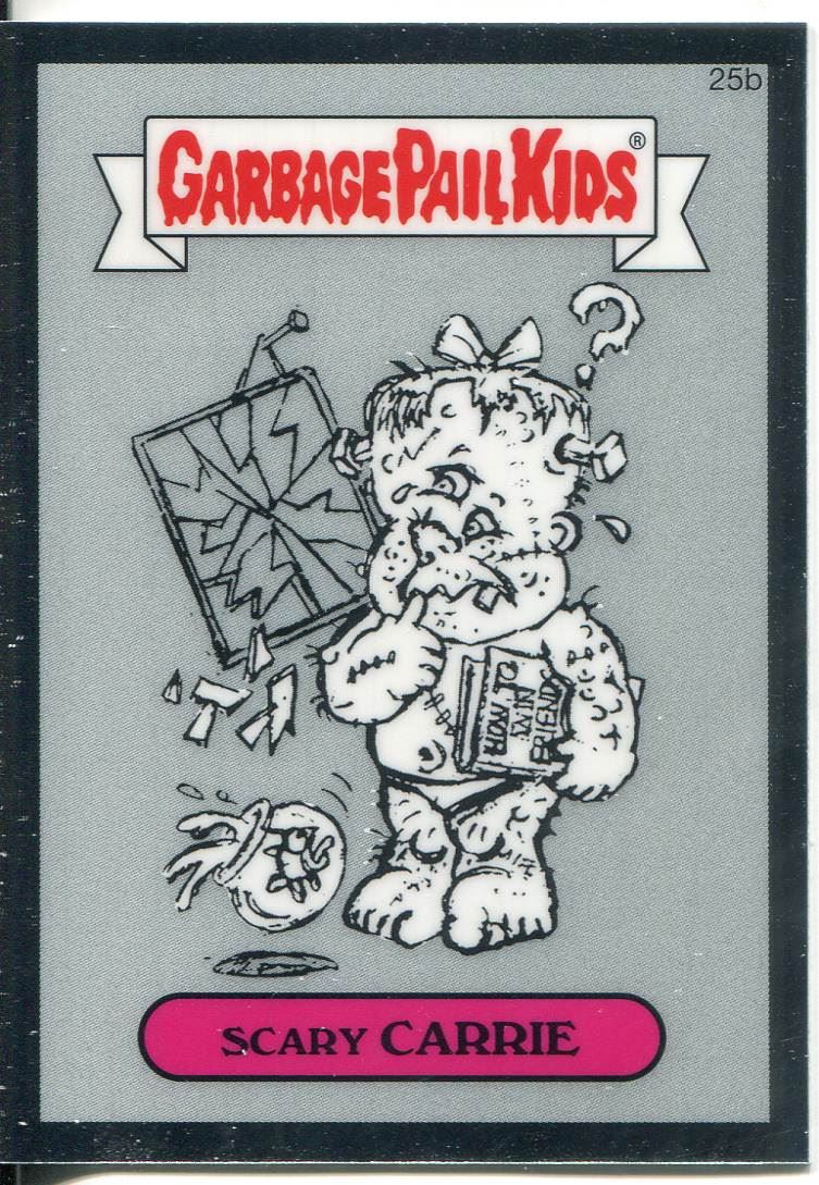 Garbage Pail Kids Chrome Series 1 Base Card 25b SCARY CARRIE
