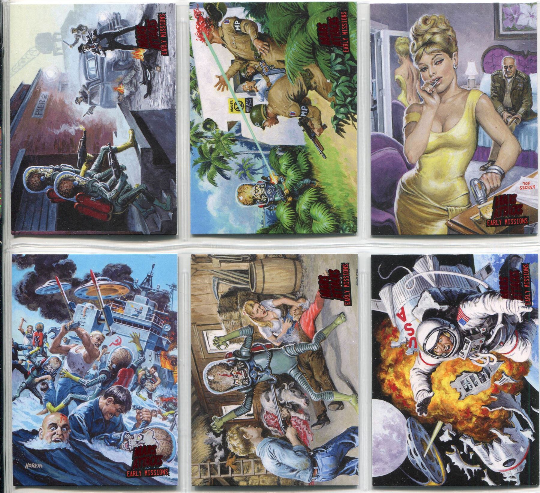 Mars Attacks Invasion Complete Early Missions Chase Card