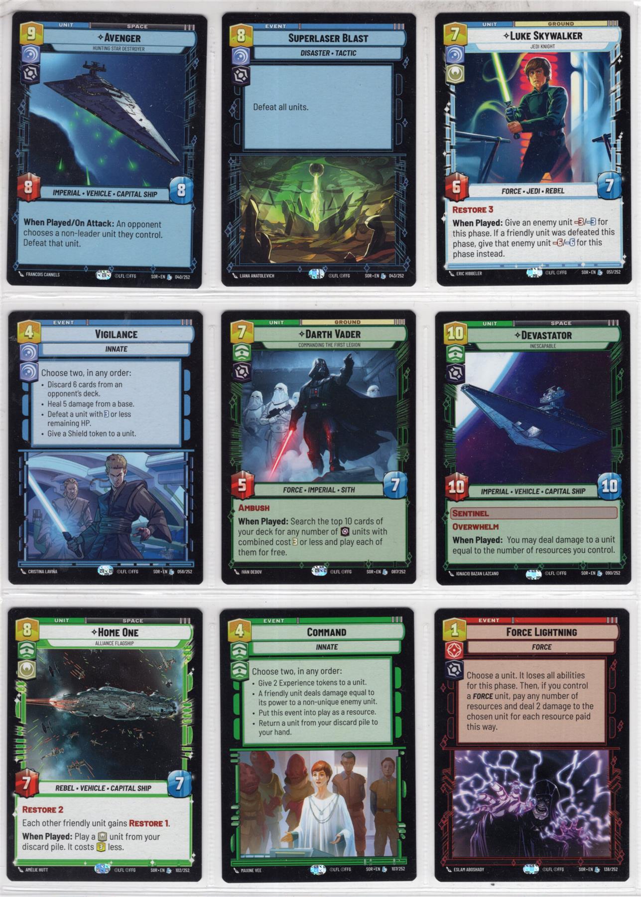 Star Wars Unlimited TCG Bulk Lot – 500 Common & Uncommon Cards – 2024 Fantasy Flight