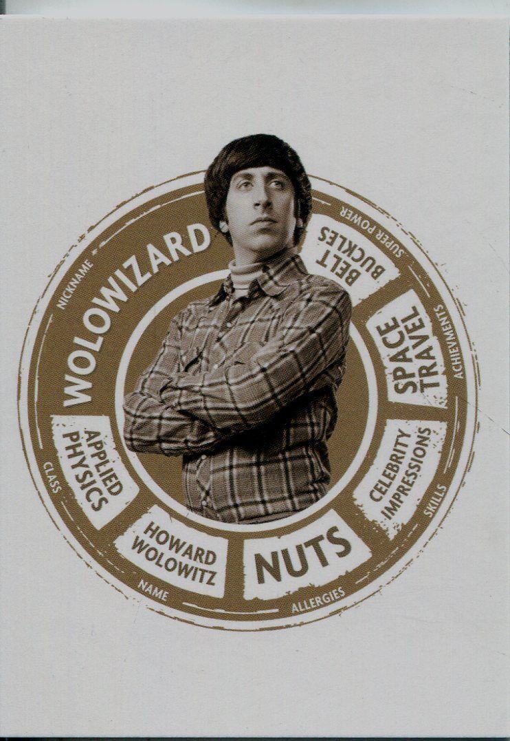 Big Bang Theory Seasons 6 /& 7 Portraits Chase Card CP5 Rajesh Koothrappali