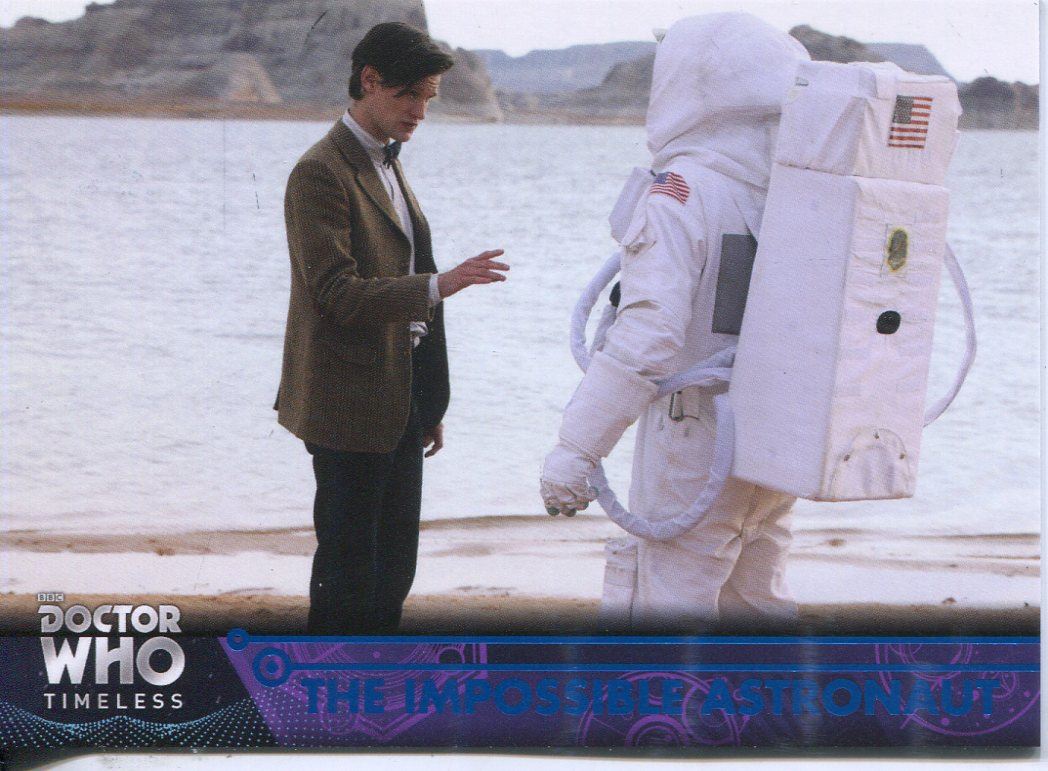 Doctor Who Timeless Green Parallel Base Card #77 The Impossible Astronaut