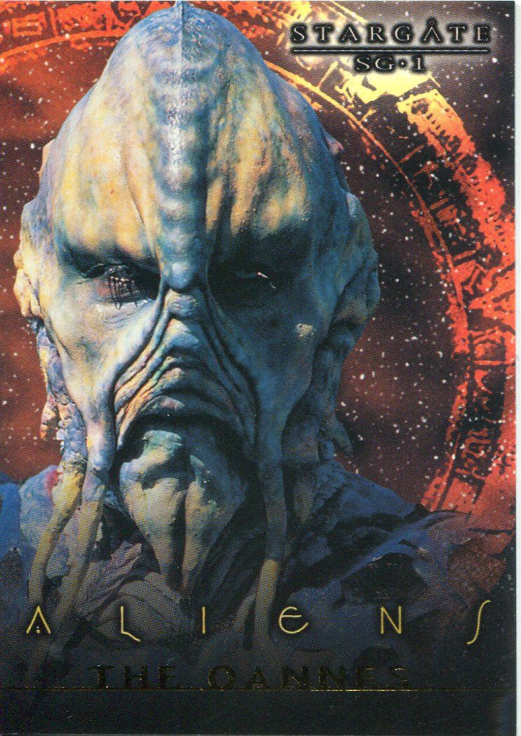 Stargate SG1 Premiere Stargate Aliens Chase Card X6