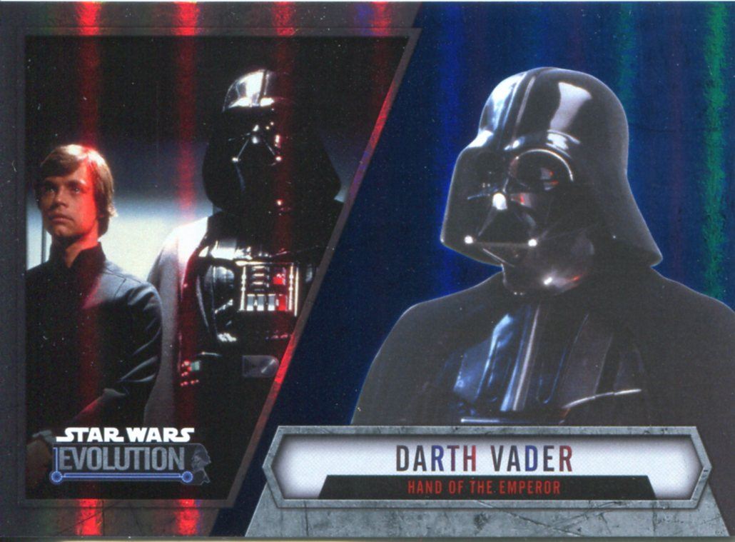 Star Wars Evolution Conjunto completo de base Trading Card Topps 2016
