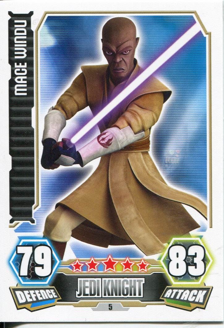 Force ATTAX CLONE wars serie 1 2 3 4 et 5 Movie Card série 1 2 3 toutes les cartes