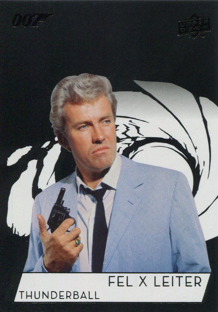 James Bond Collection SP Base Card #118 Rik Van Nutter as Felix Leiter