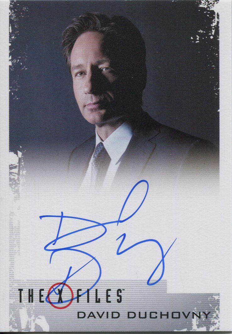 X Files Seasons 10 & 11 Autograph Card David Duchovny as Agent Fox