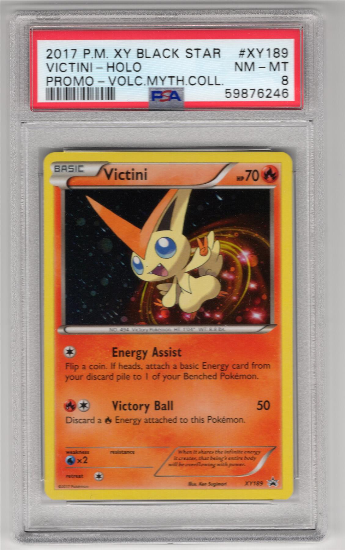 【PSA8/POP13】ギラティナ リバホロTHE BEST OF XY Pokemon X & Y Black Star Promo XY189 Victini Holo PSA 8 | eBay