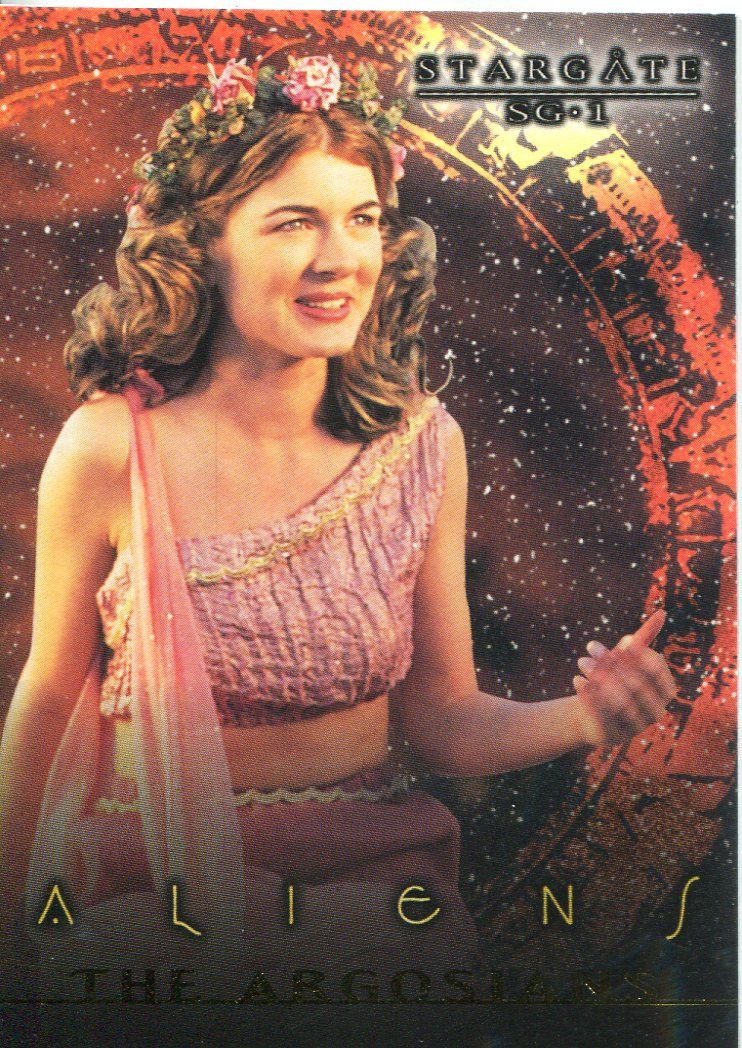 Stargate SG1 Premiere Stargate Aliens Chase Card X6