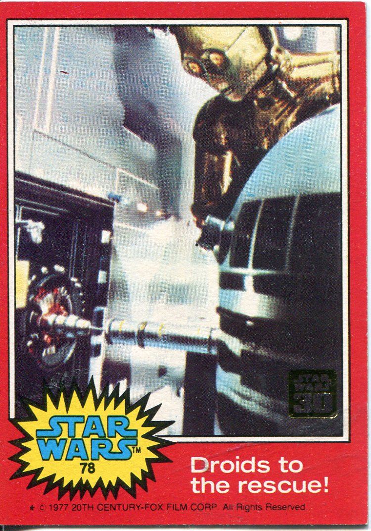 その他 Star Wars 30th Stamped Buybacks Star Wars 30th Anniversary Gold Foil Stamped Vintage Buyback Card