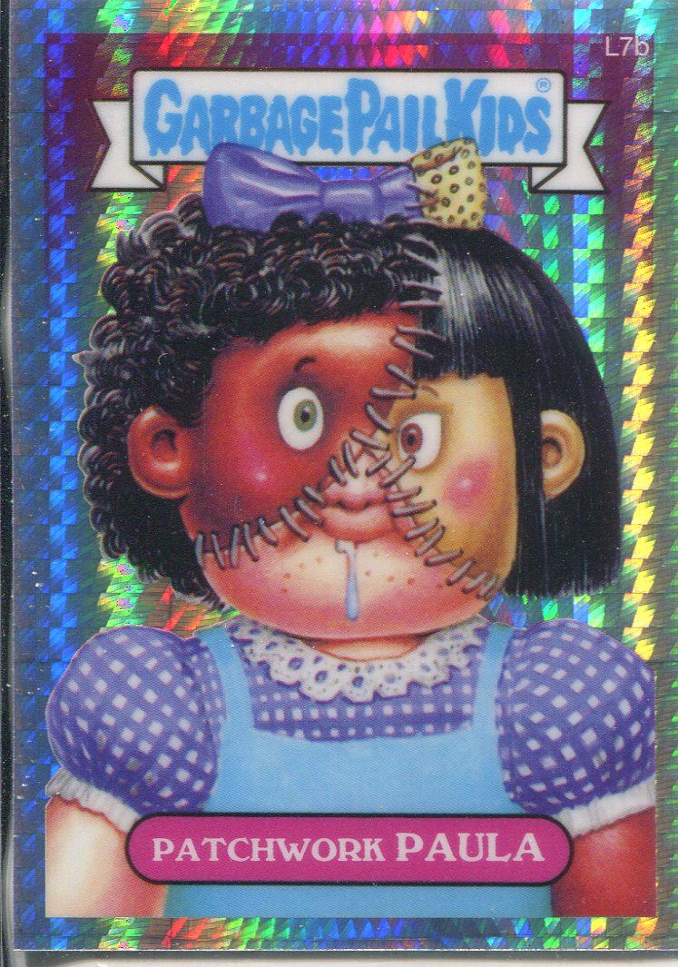 garbage pail kids chrome series 1 prism lost card l7b