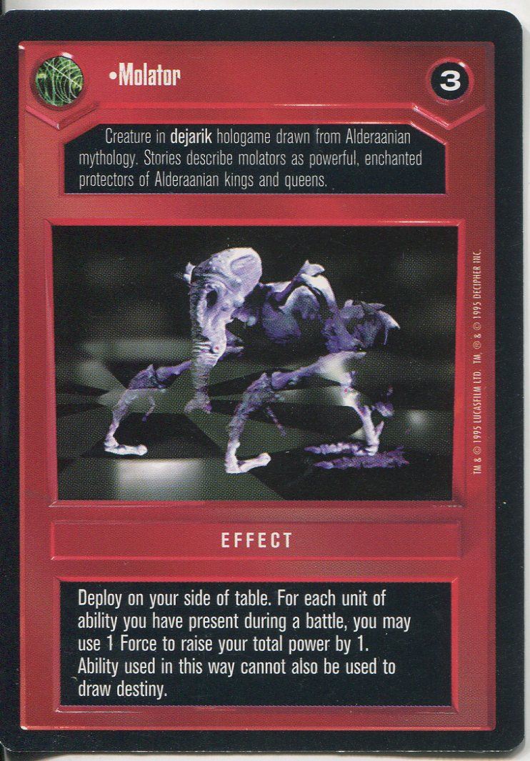 Dark Star Wars CCG Premiere White Border Alderaan