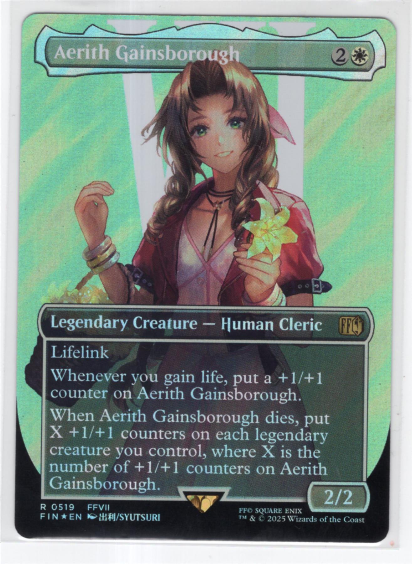 MTG エアリスAerith Gainsborough Surge FOIL MTG エアリスAerith Gainsborough Surge FOIL Aerith