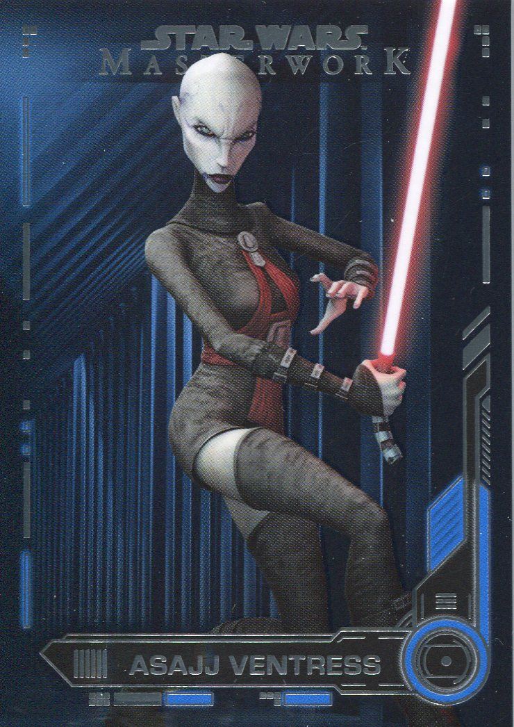 Star Wars Masterwork 2019 Blue Base Card #69 Asajj Ventress UK