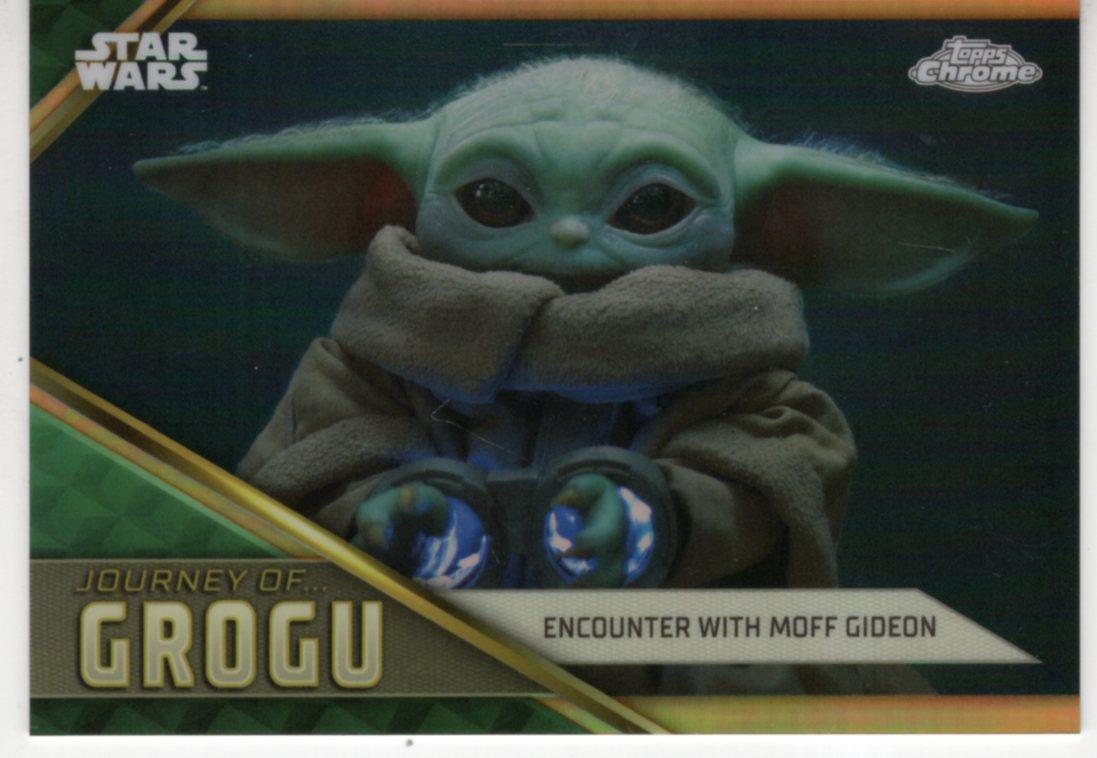 Star Wars Chrome 2023 Journey Of Grogu Orange [25] Chase Card JG
