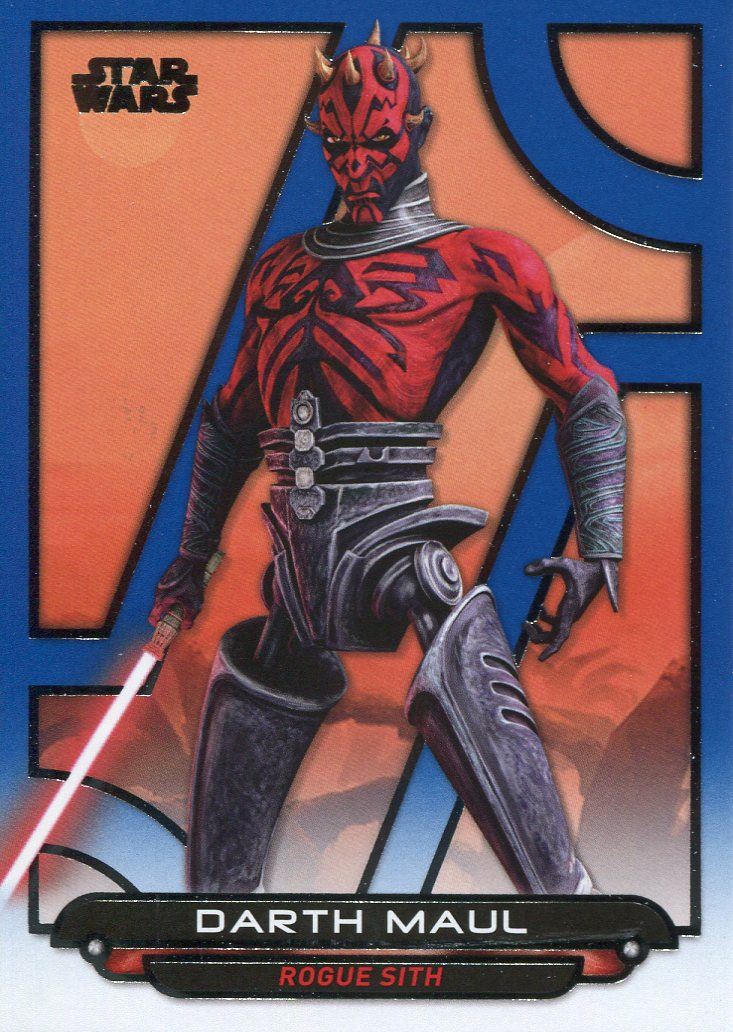 Star Wars Galactic Files Reborn Green Parallel Base Card TPM-4 Darth Maul