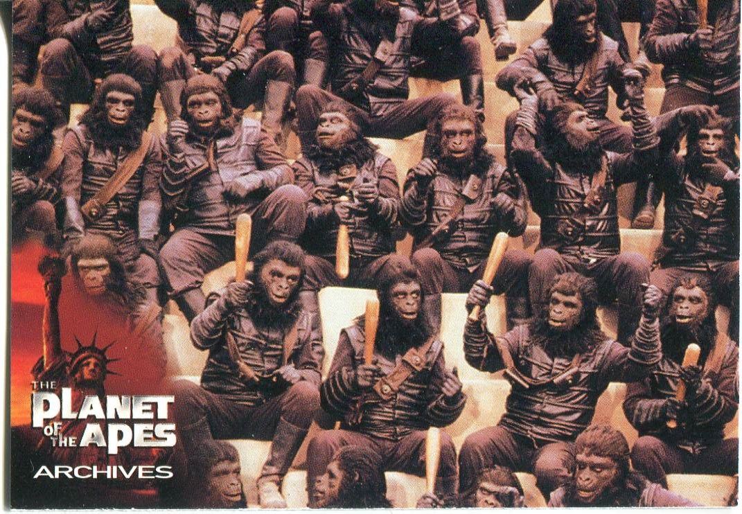 PLANET OF THE APES MOVIE PROMOTIONAL CARD 2 OF 4