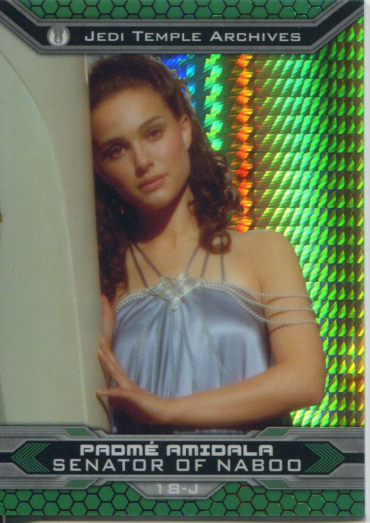 Star Wars Chrome Perspectives II Refractor Parallel Base Card 18-J Padme Amidala