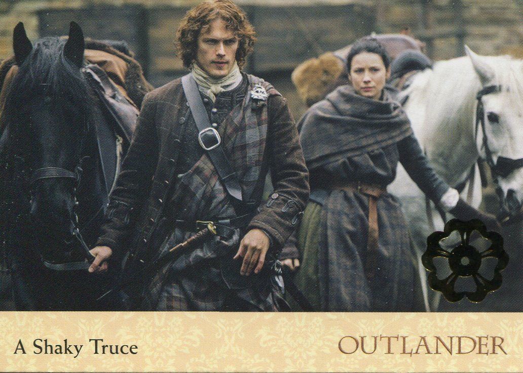 Outlander Season 2 Gold Jacobite Seal Base Card #48 Memories of War