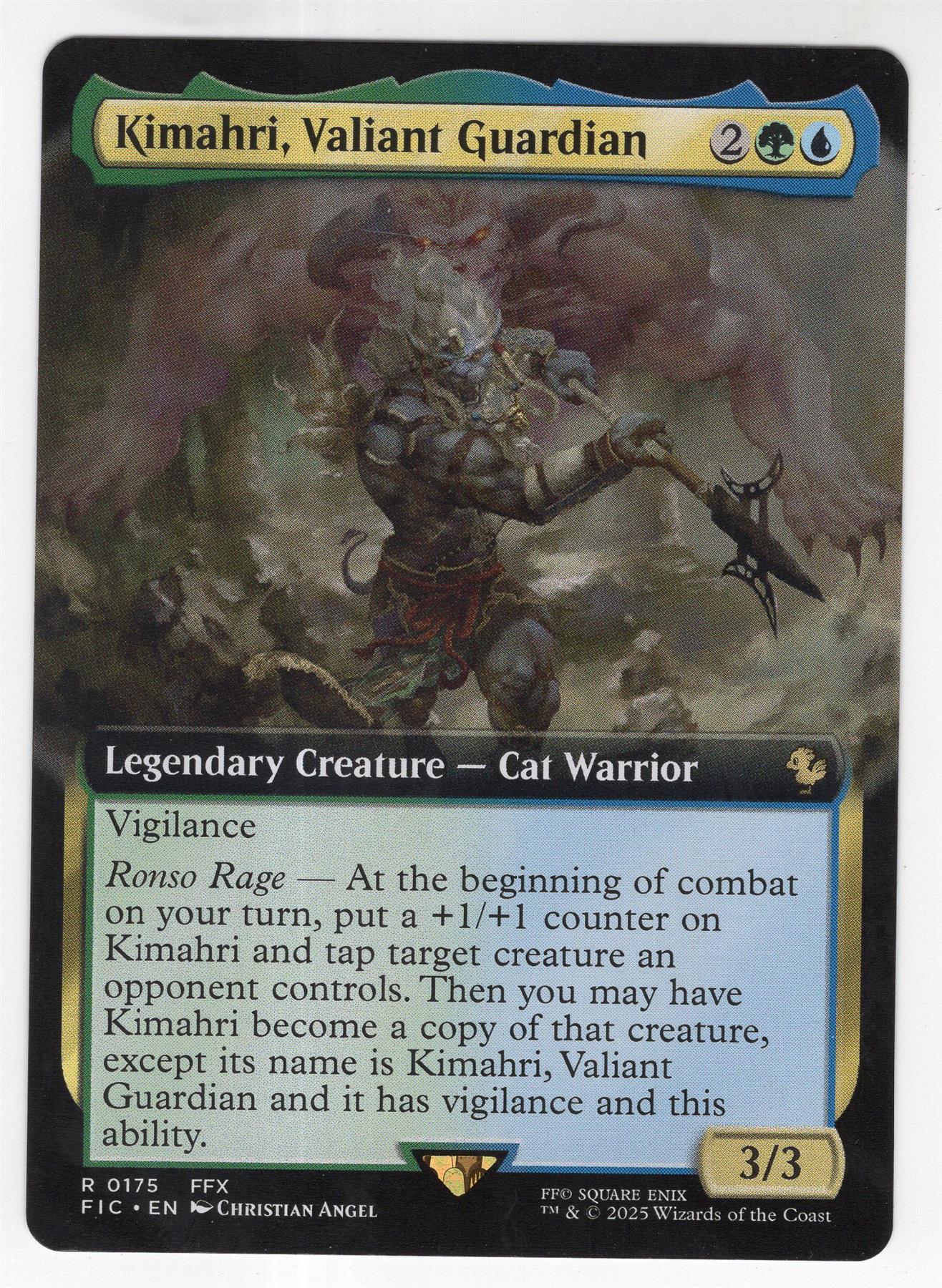 mtg final fantasy kimahri Magic The Gathering - Universes Beyond - MTG Final Fantasy Commander Rare