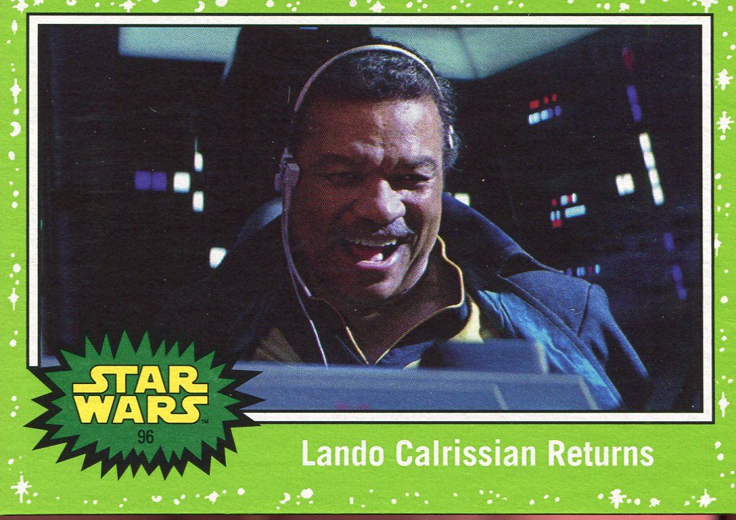 Parallel Base Card #96 Lando Calrissian Returns 199 Star Wars JTTROS Black