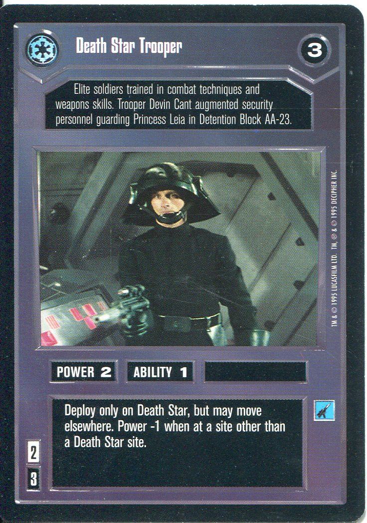 Star Wars CCG Premiere Black Border Gift Of The Mentor