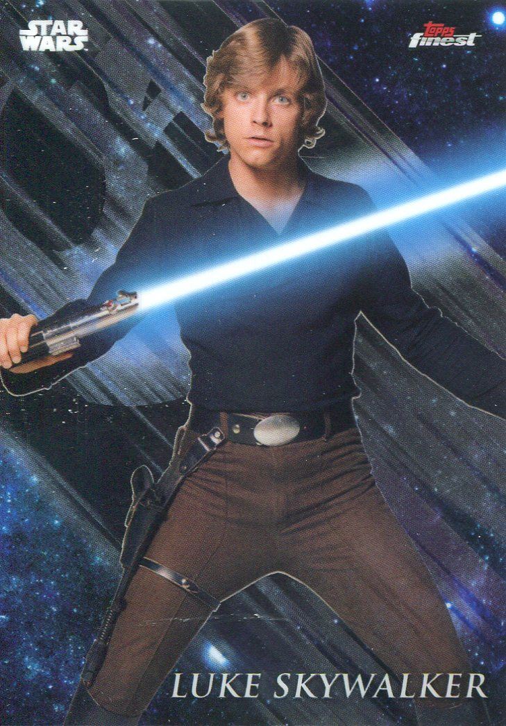 Star Wars Finest 2018 Base Card #61 Luke Skywalker